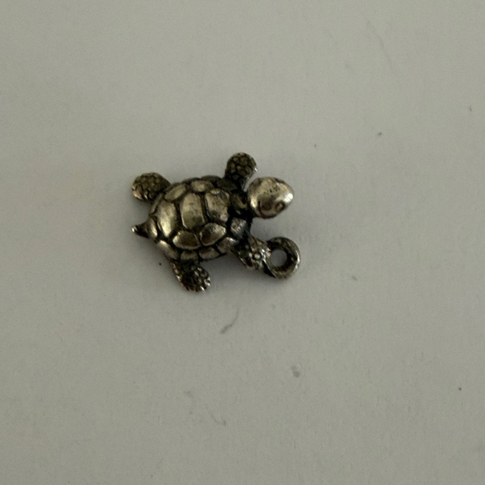 James Avery Silver Turtle Pet Charm